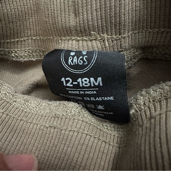 Kids Tan Jogger Sweatpants - Picture 3 of 4